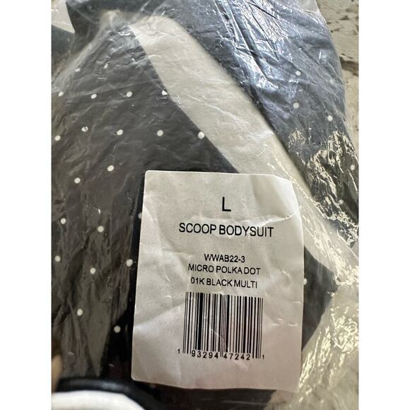 We wore what Scoop Micro Polka Dot Bodysuit size Large - Picture 8 of 10